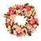 Zoey Blush Pink Faux Peony Flower Wreath 23" All Season Indoor Outdoor Decor
